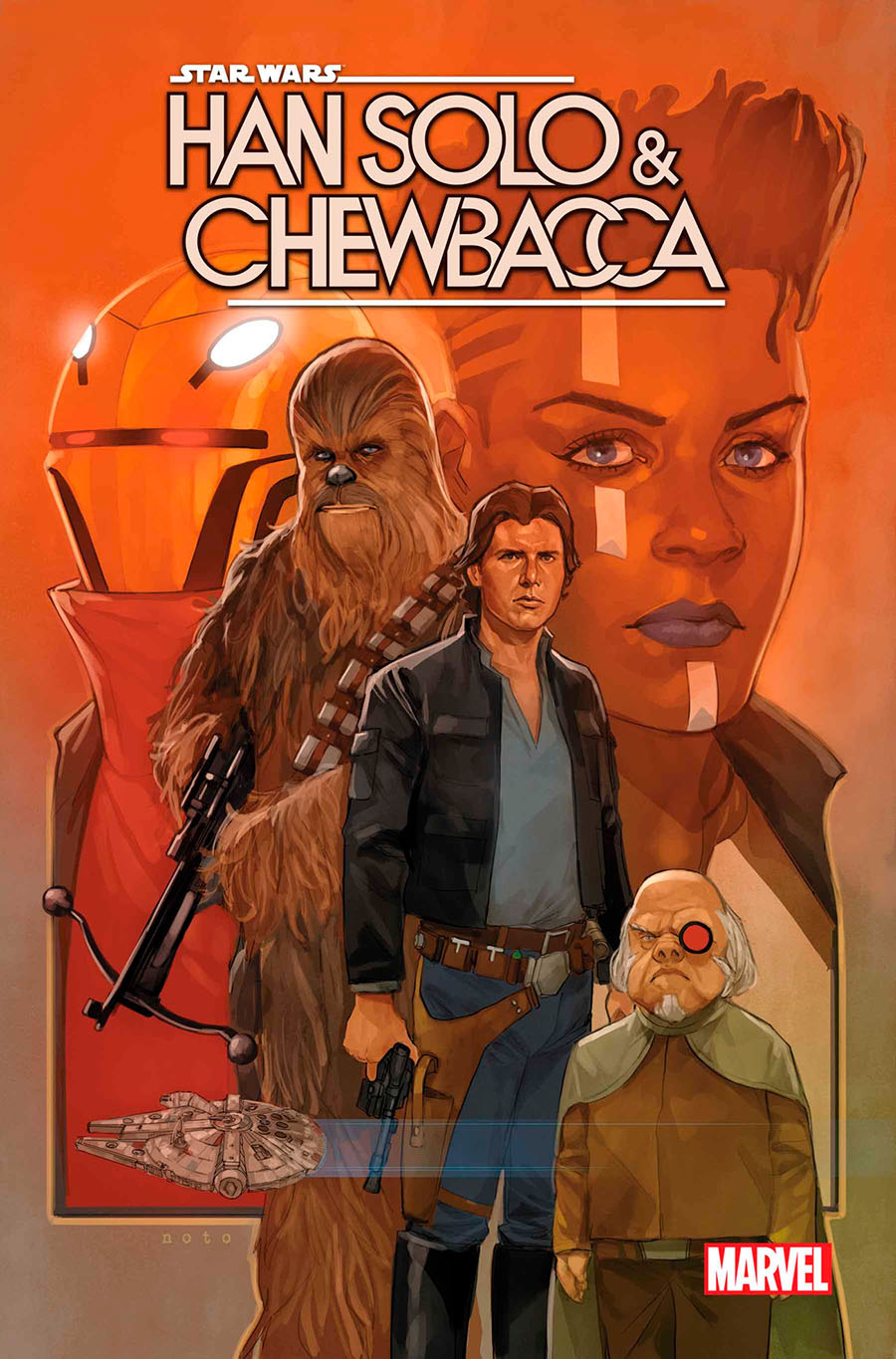 Star Wars Han Solo & Chewbacca #9 Cover A Regular Phil Noto Cover