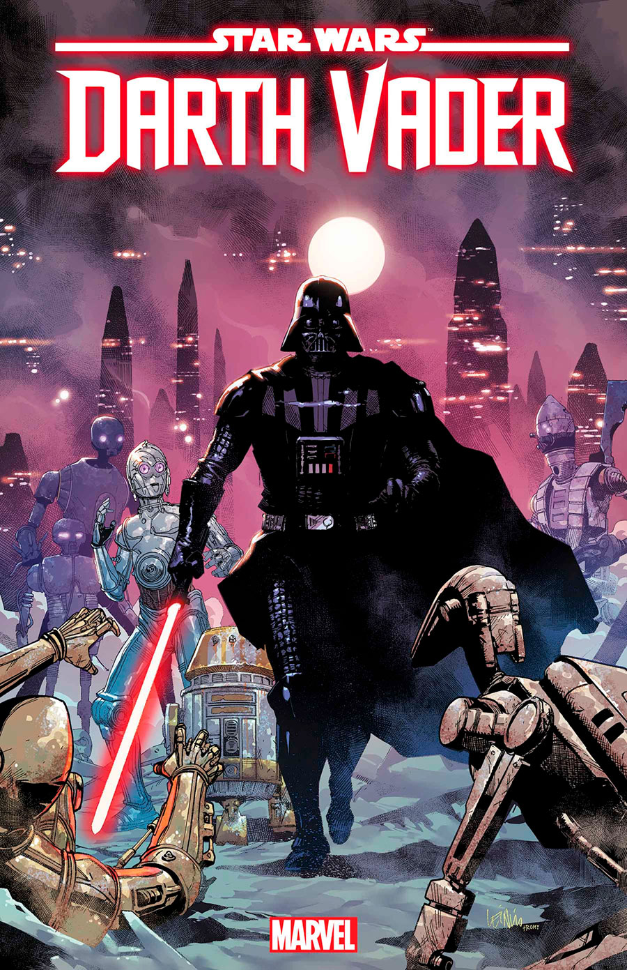Star Wars Darth Vader #40 Cover A Regular Leinil Francis Yu Cover (Dark Droids Tie-In)