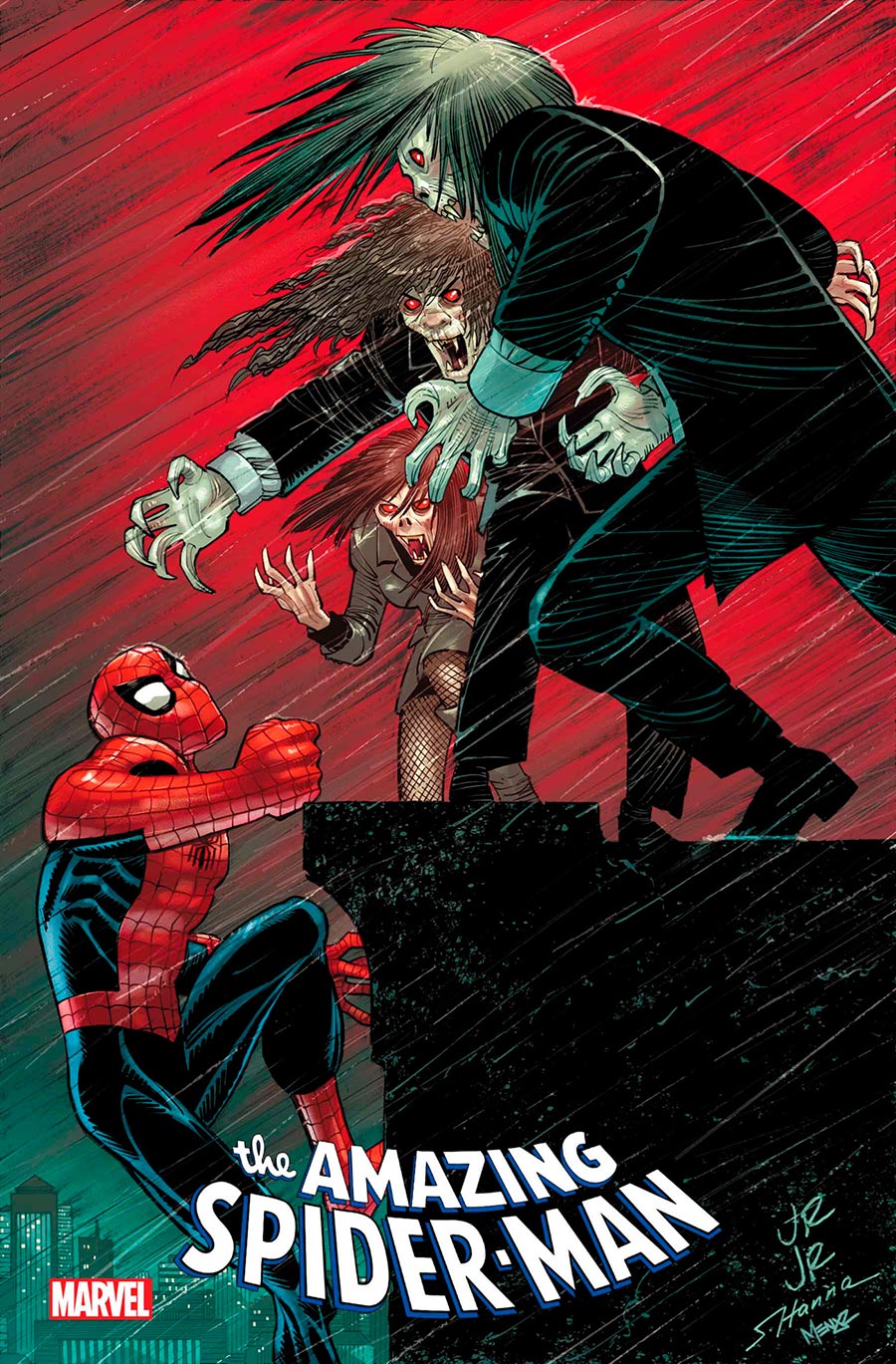 Amazing Spider-Man Vol 6 #49 Cover A Regular John Romita Jr Cover (Blood Hunt Tie-In)