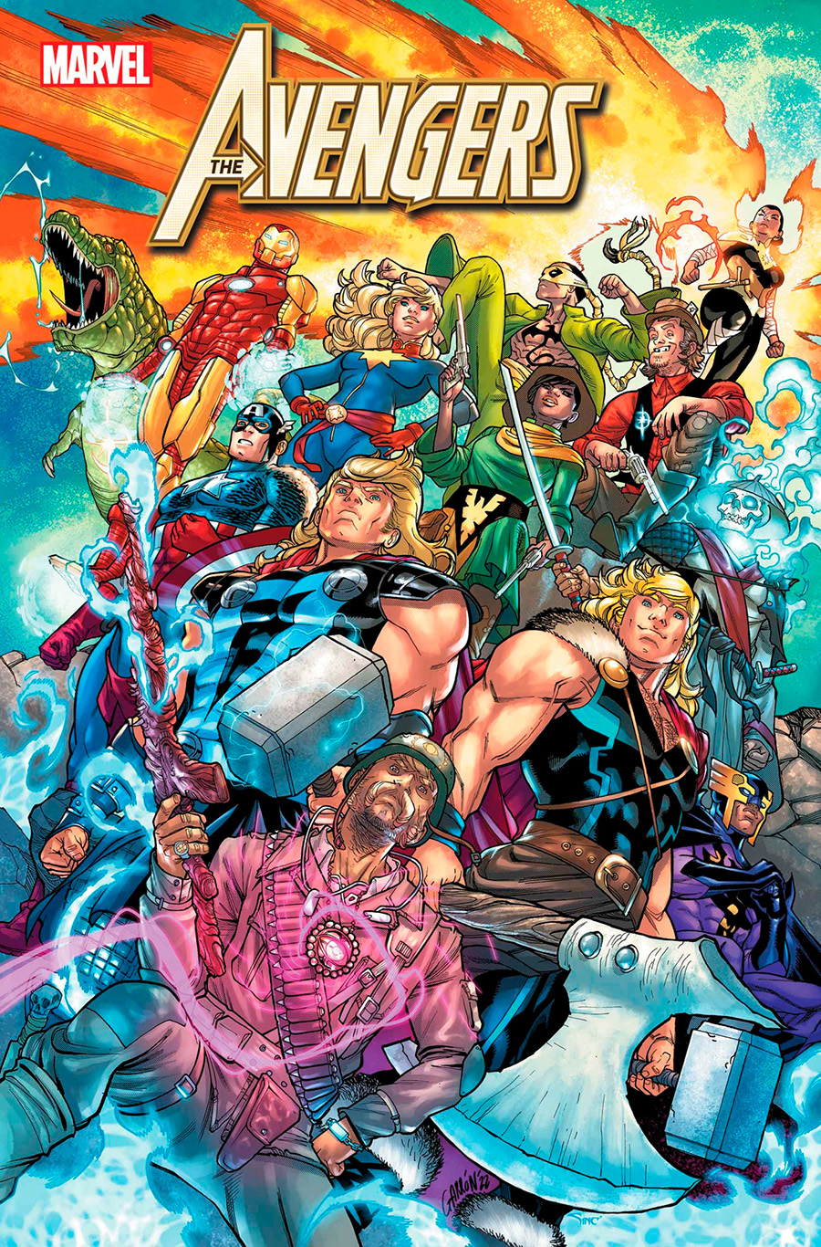Avengers Vol 7 #57 Cover A Regular Javier Garron Cover