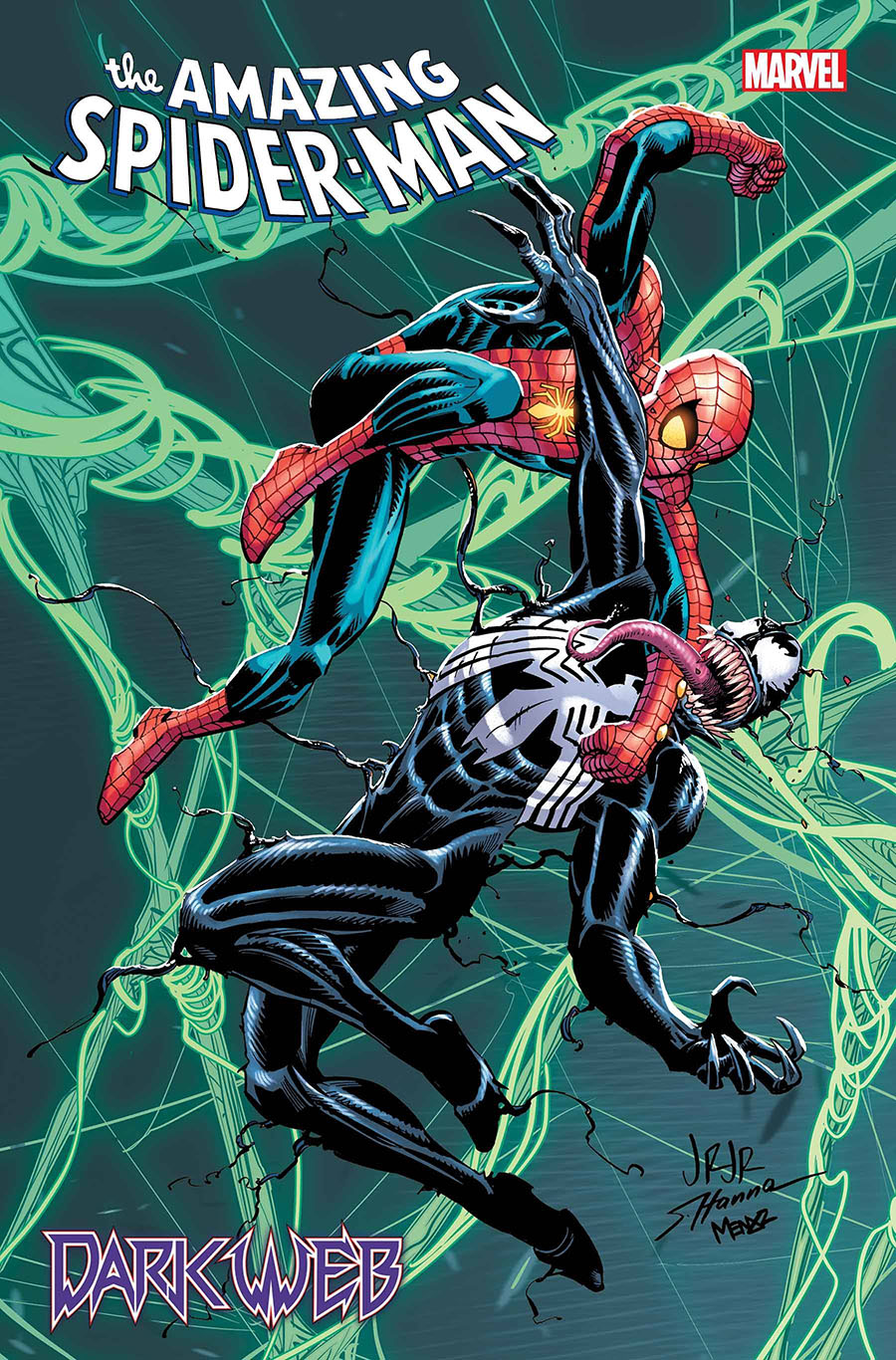 Amazing Spider-Man Vol 6 #15 Cover A Regular John Romita Jr Cover (Dark Web Tie-In)